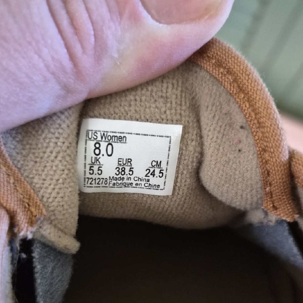 Vans Two-Tone Brown and Black Sneakers - Picture 2 of 10